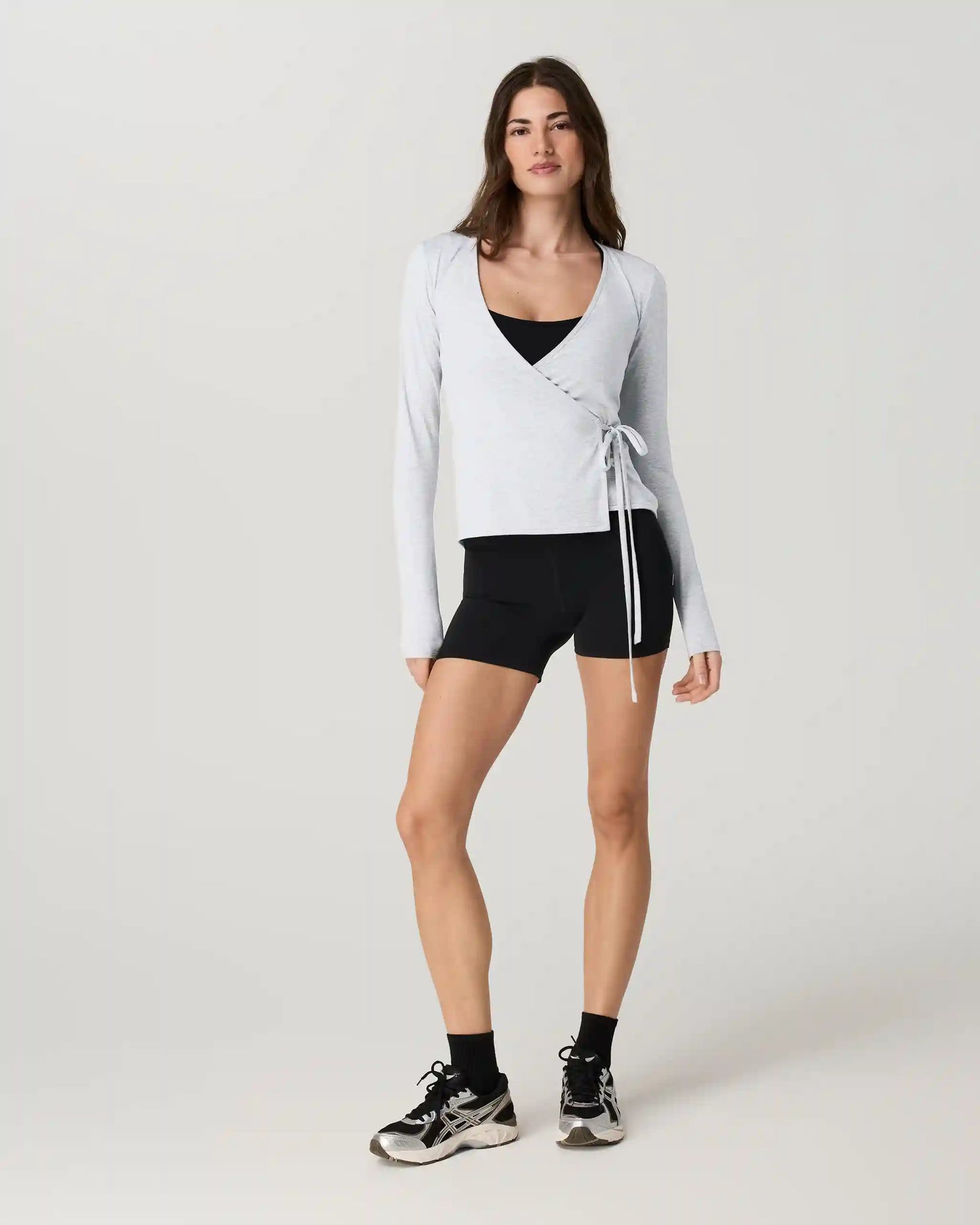 Long Sleeve Halo Wrap Top