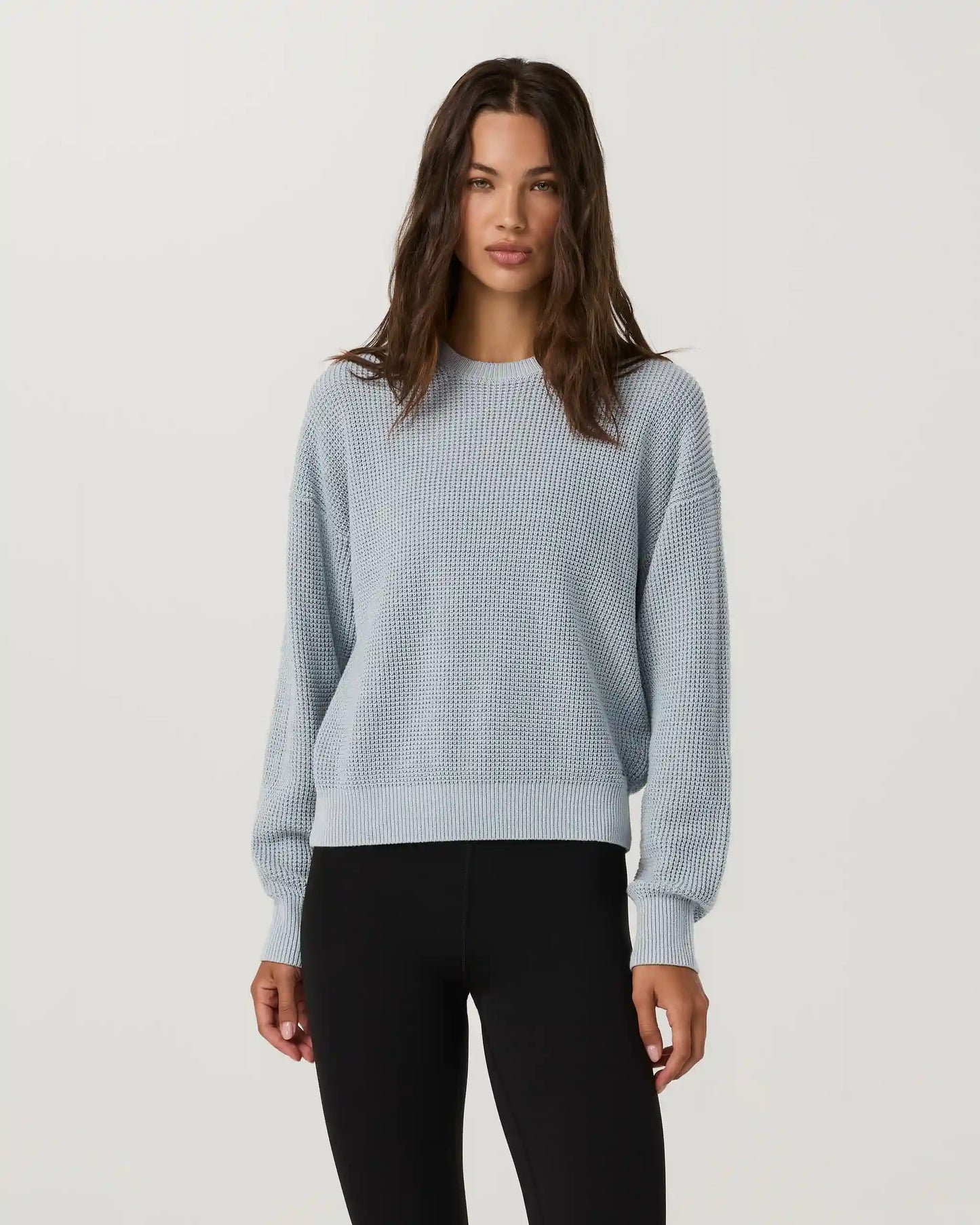 Cotton Waffle Sweater