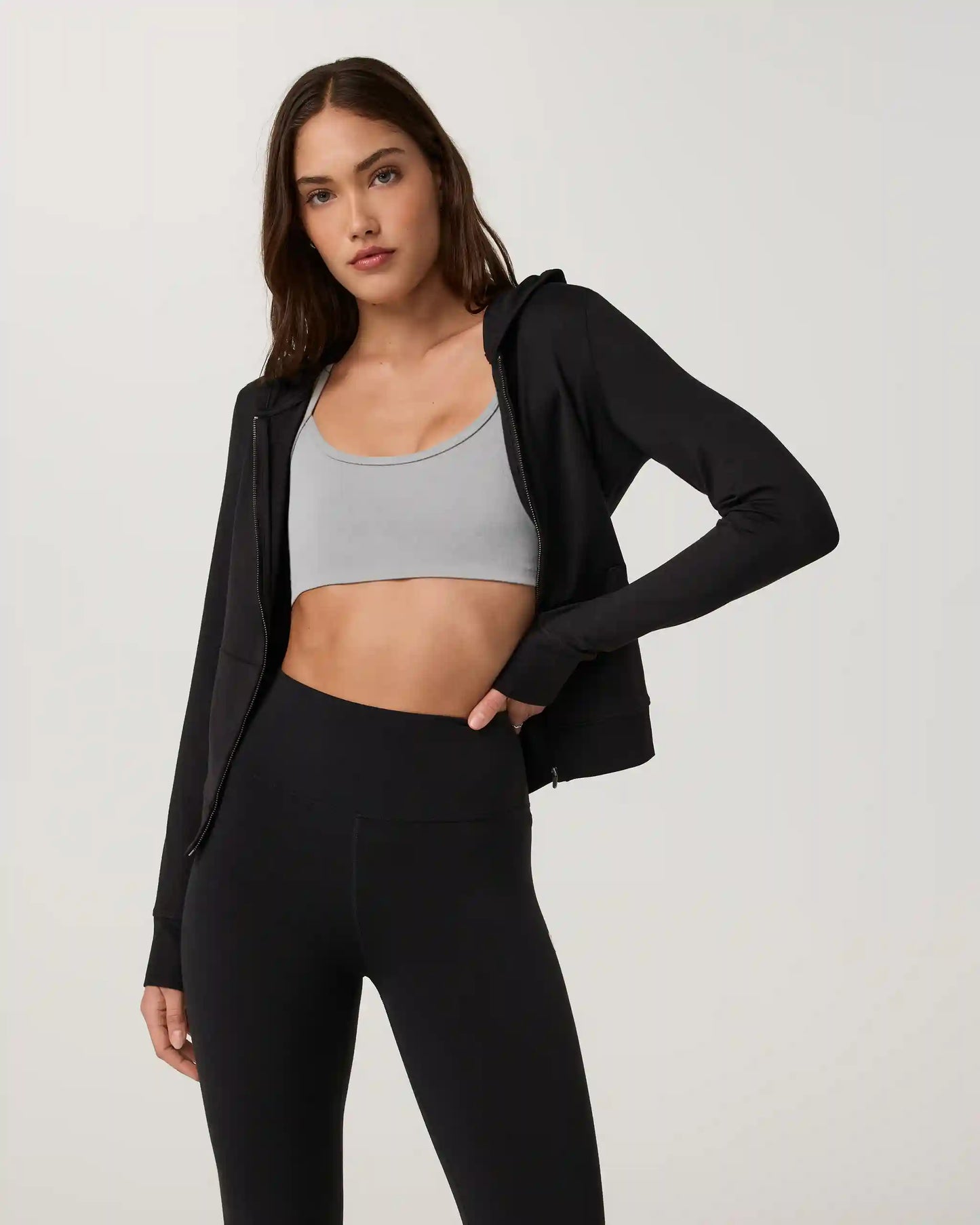 Halo Mini Full Zip Hoodie - Long