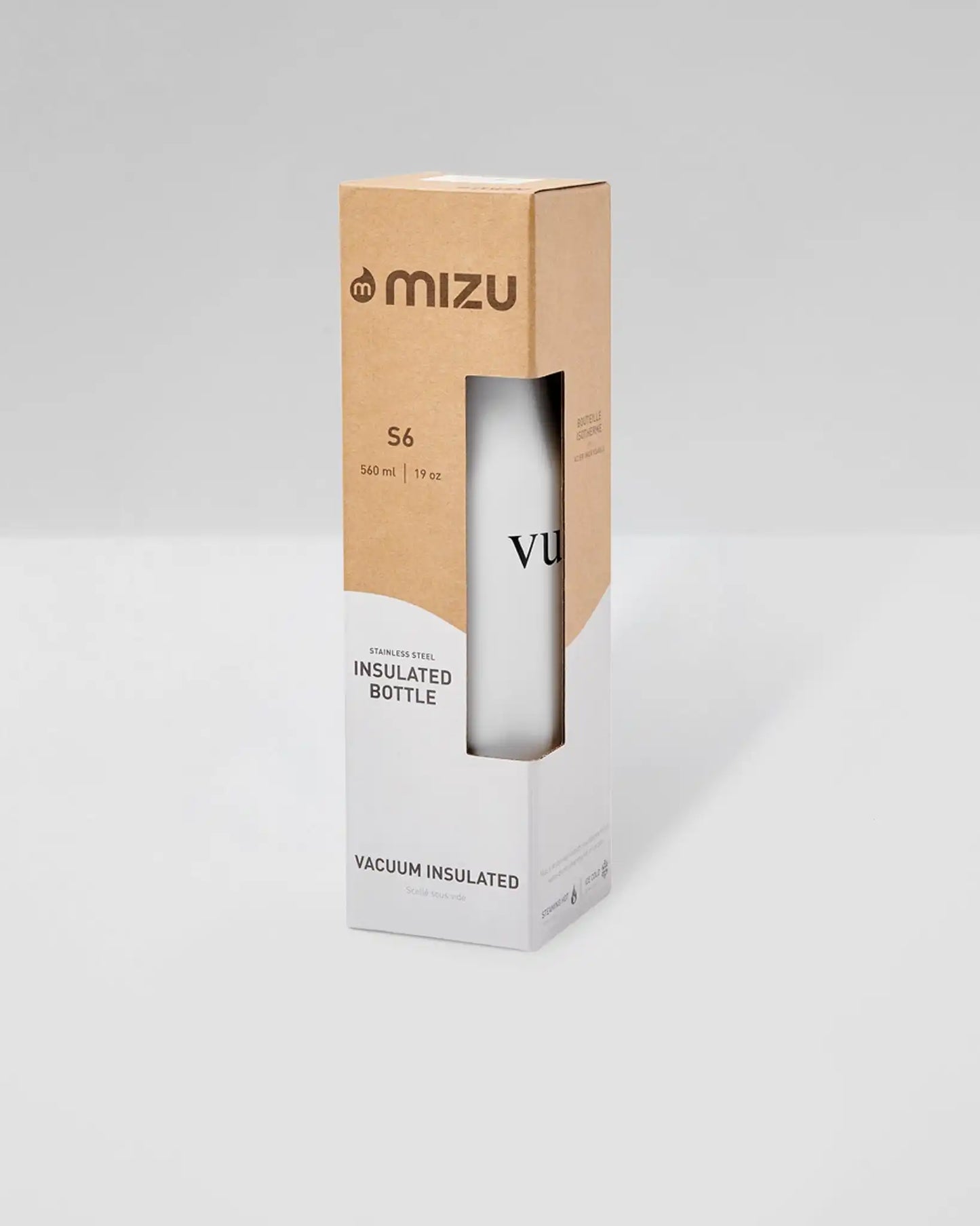 S6 Wordmark Mizu Water Bottle