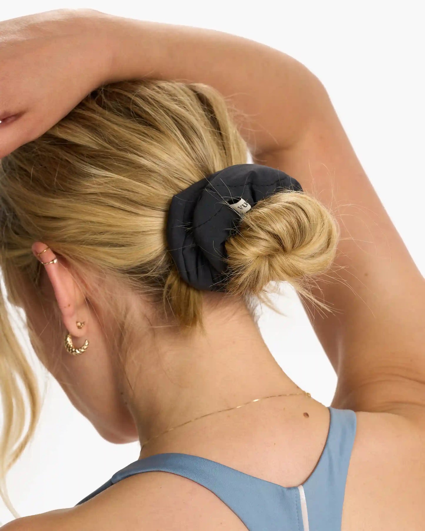 Quilted Puff Scrunchie