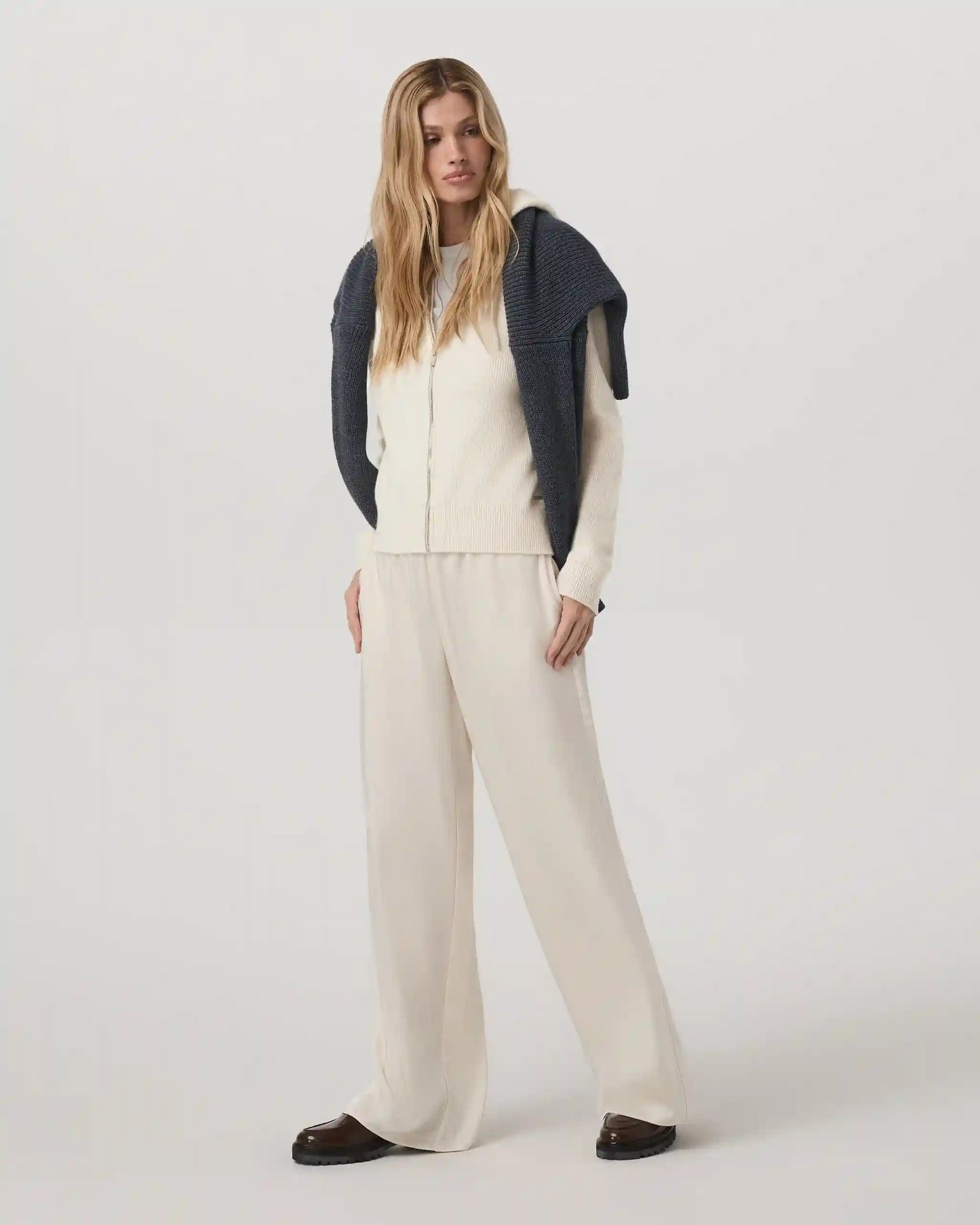 Nova Satin Wideleg Pant