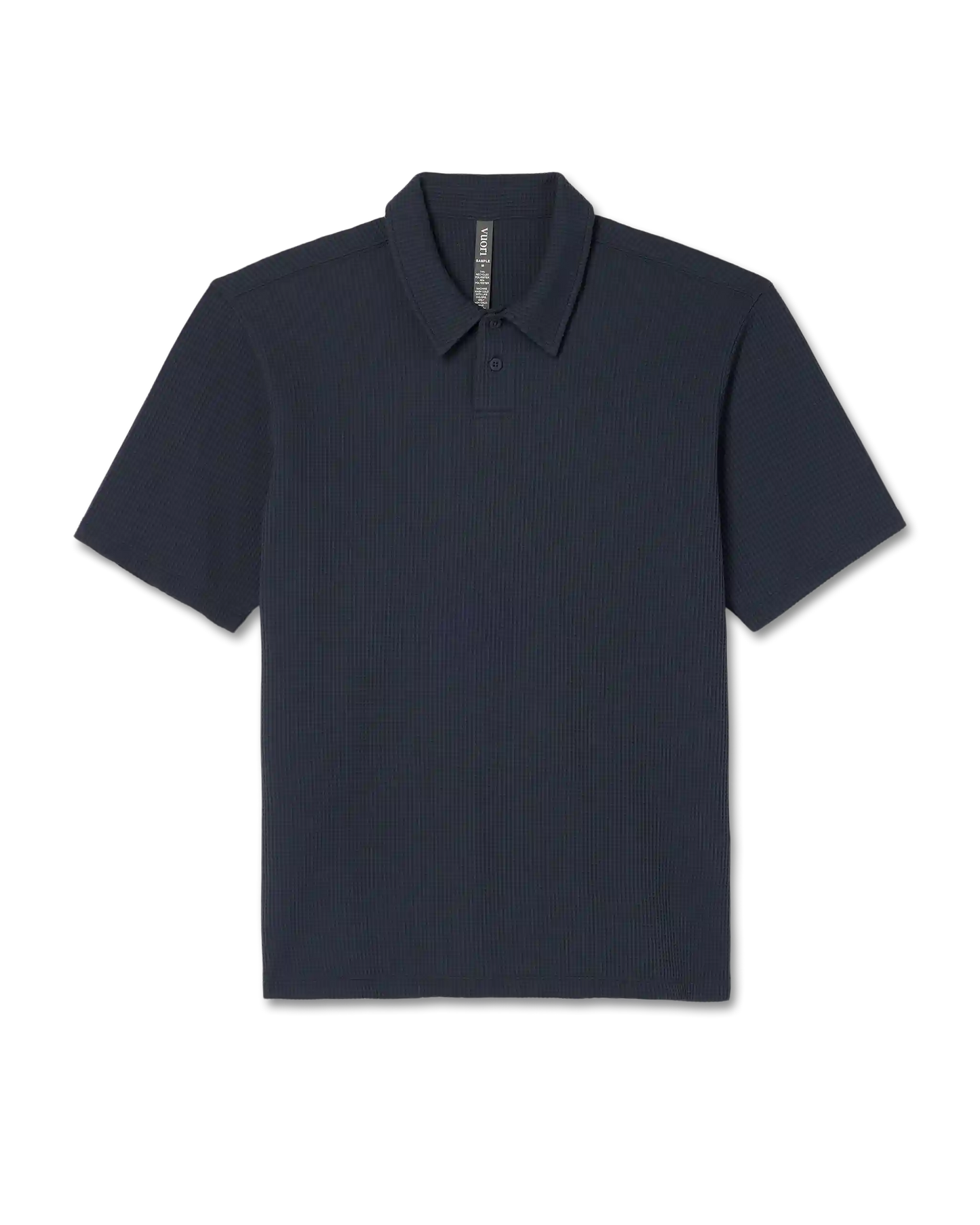 Short Sleeve Lightweight Tech Waffle Polo - Relaxed Fit