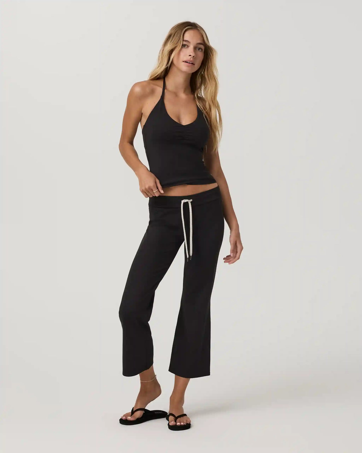 Halo Halter Ruched Top