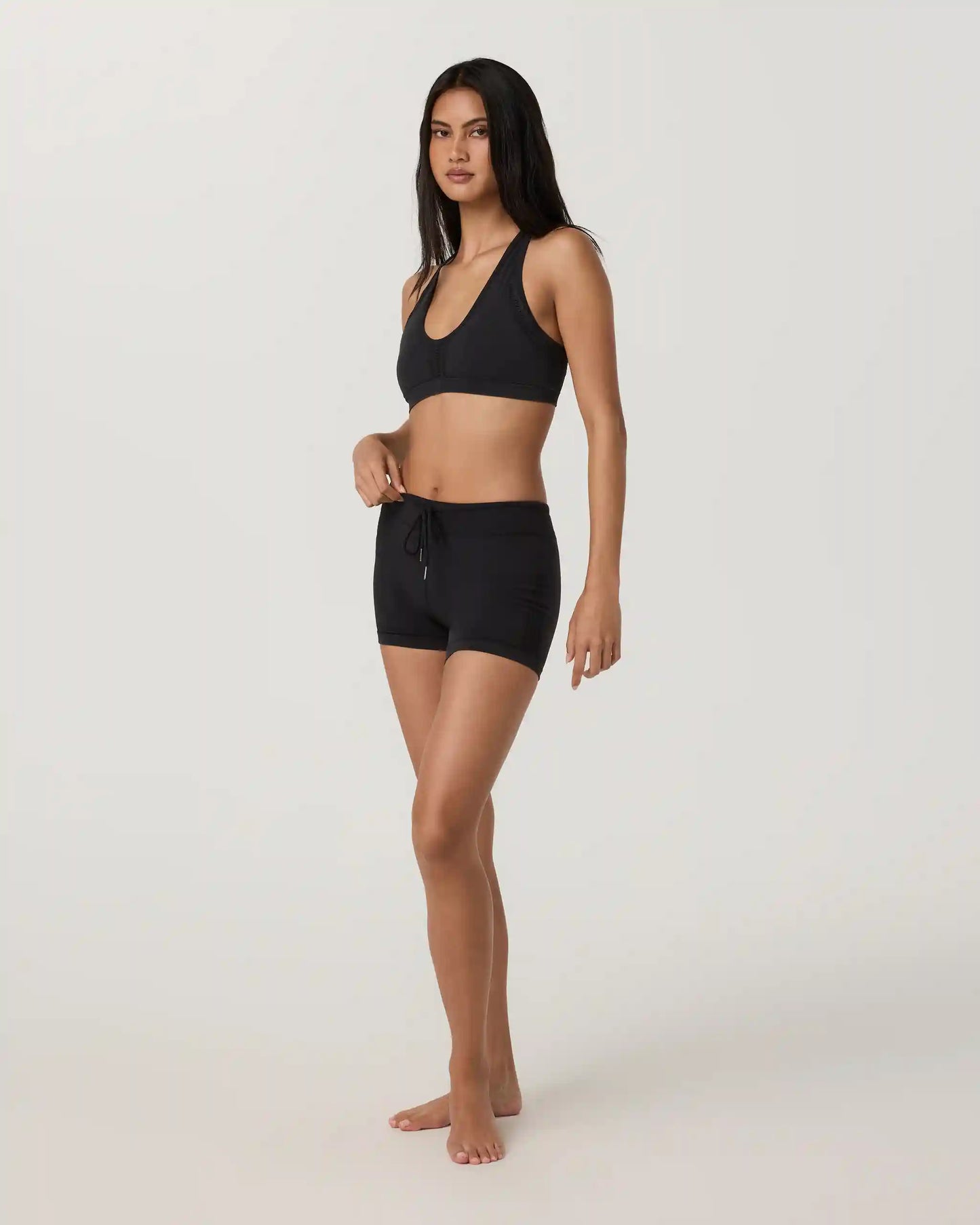 Pointelle Seamless Short 4"