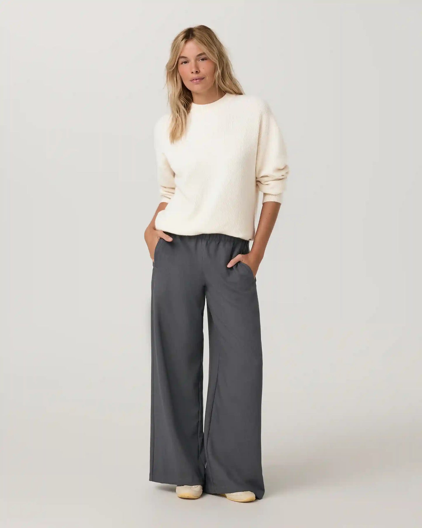 Sander Elastic Waist Trouser - Long