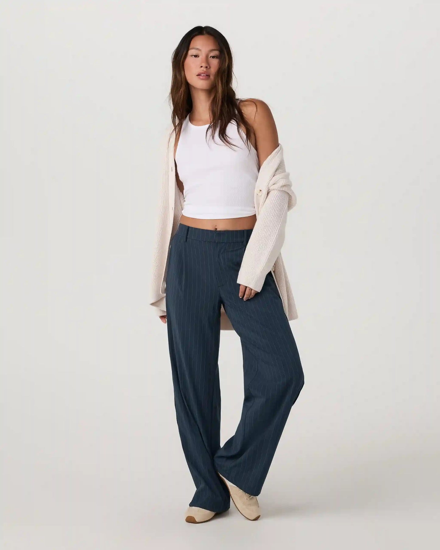 Villa Pinstripe Trouser Pant-Short