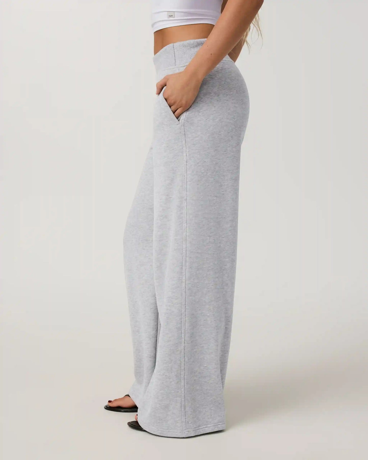 Sedona Midrise Wideleg Sweatpant - Long