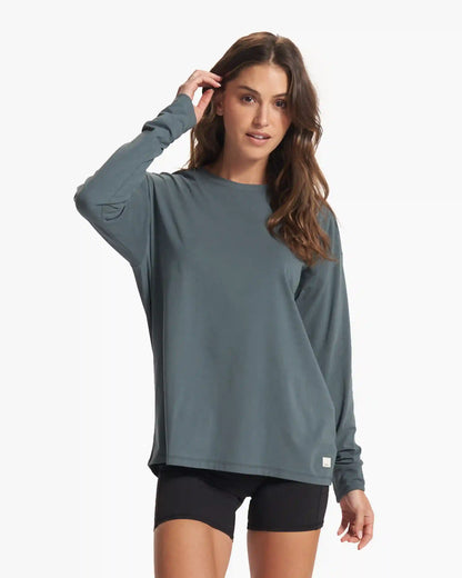 Long-Sleeve Feather Tee