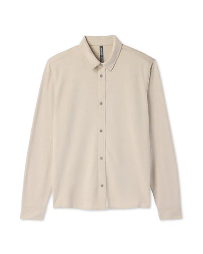 Long Sleeve Knit Oxford Button Down - Classic Fit