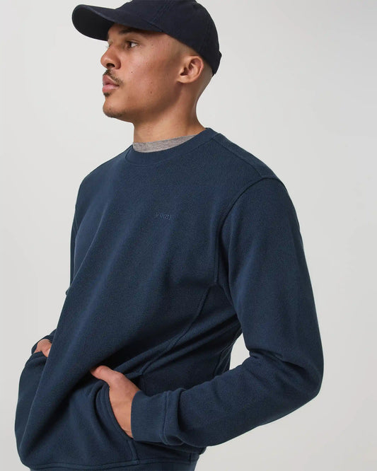 Pique Fleece Crew