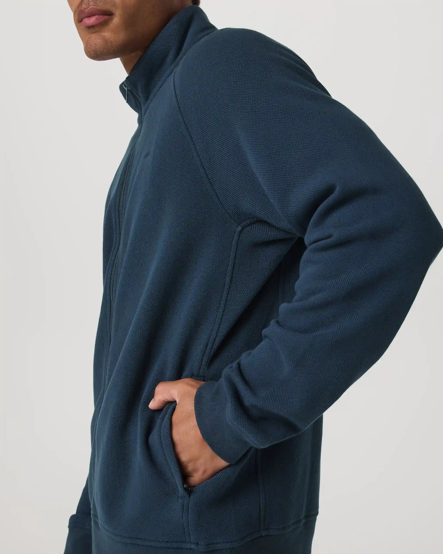 Pique Fleece Track Jacket