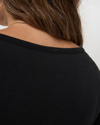 Long Sleeve Everyday Cotton Stretch Henley