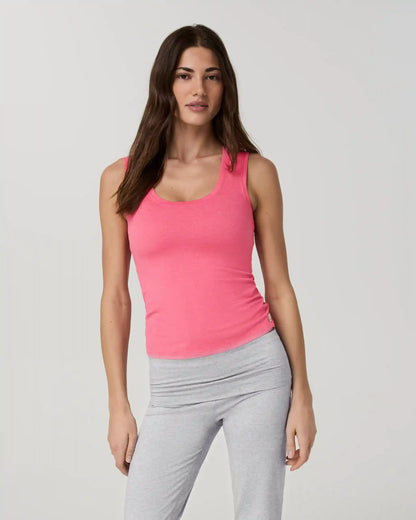 Halo Essential Scoop Tank Long
