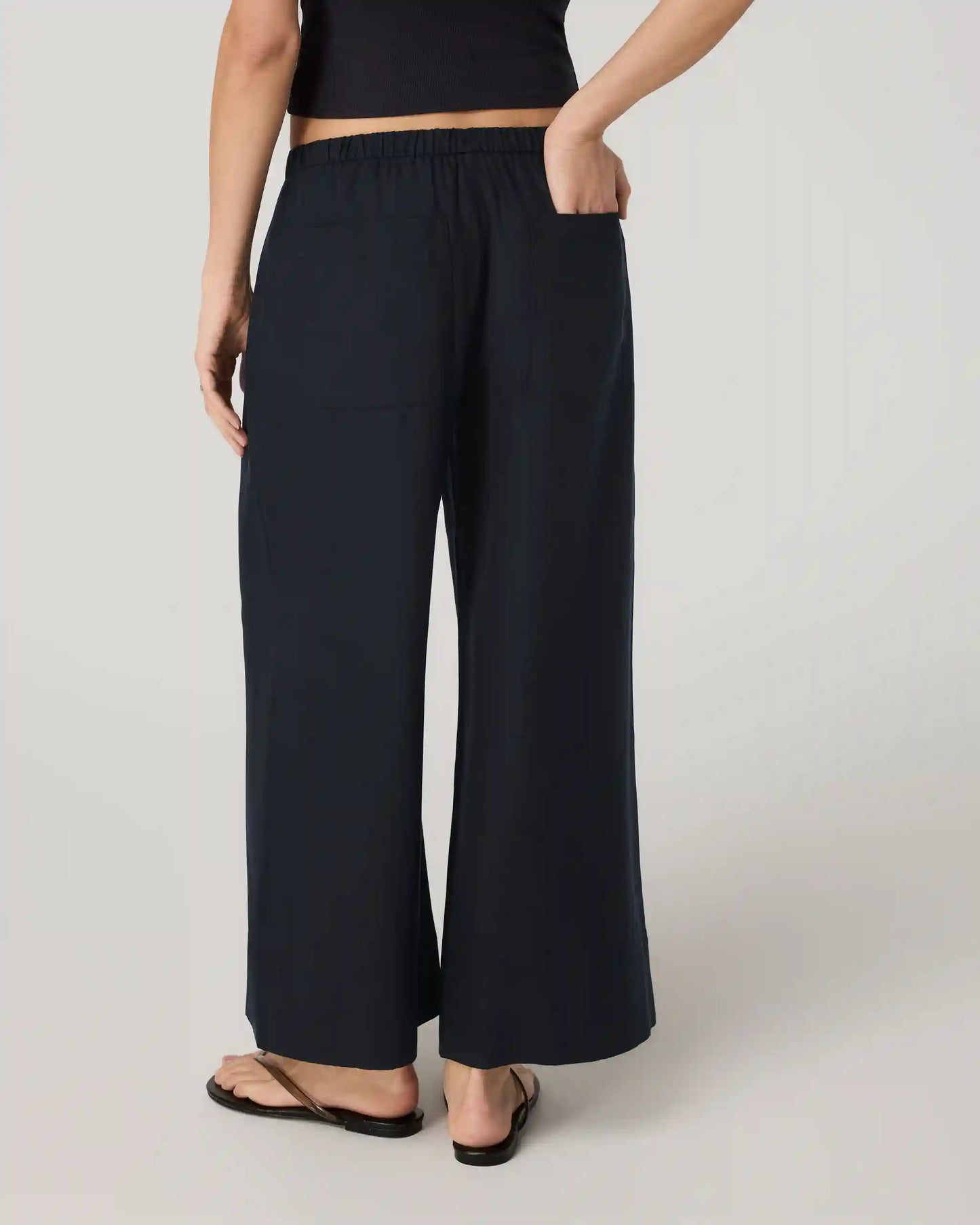 Trestles Twill Crop Wideleg Pant