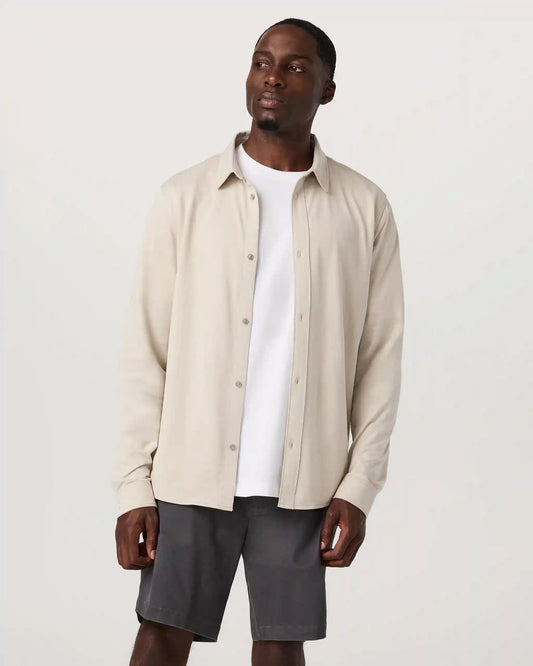 Long Sleeve Knit Oxford Button Down - Classic Fit