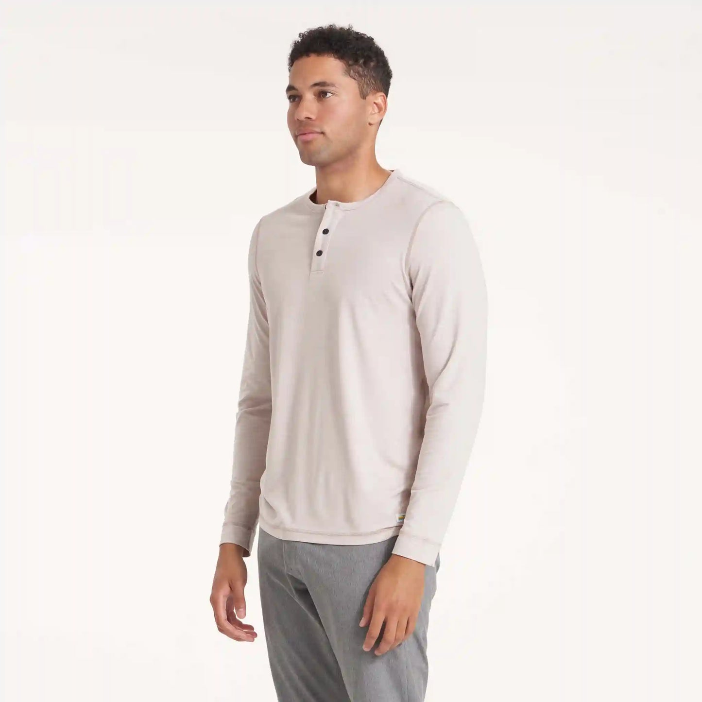Long-Sleeve Ease Performance Henley