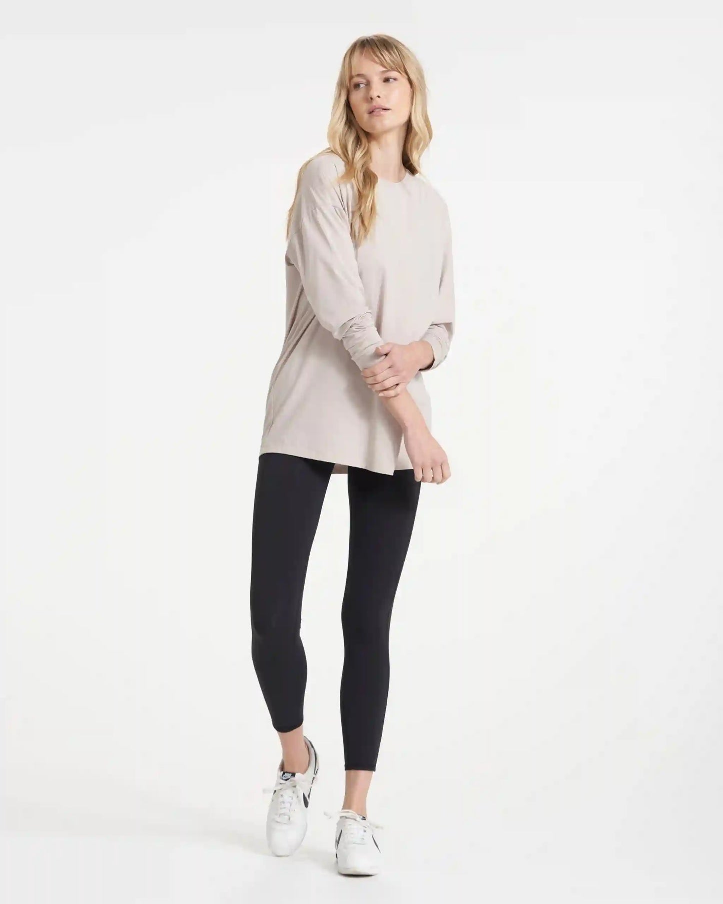 Long-Sleeve Feather Tee