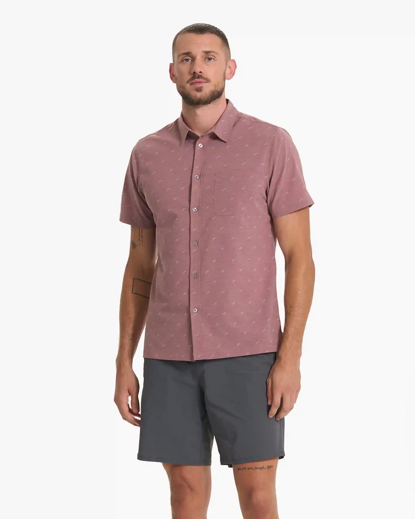 Short Sleeve Bridge Button Down