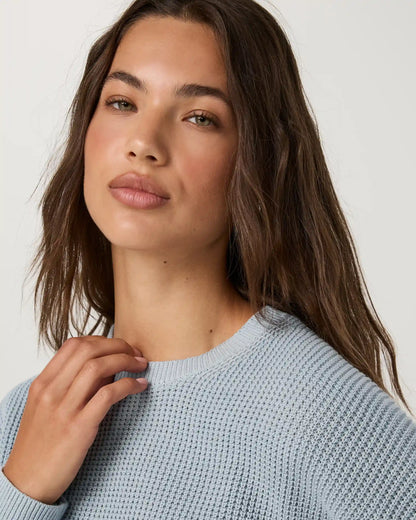 Cotton Waffle Sweater