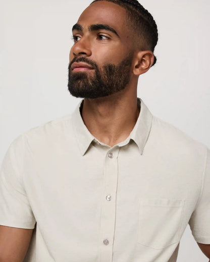 Short Sleeve Strato Button Down