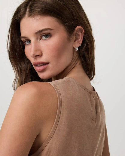 Trestles Twill Crop Tank