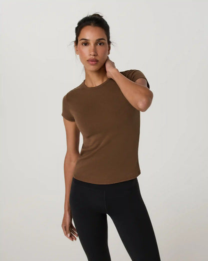 Everyday Cotton Stretch Fitted Tee