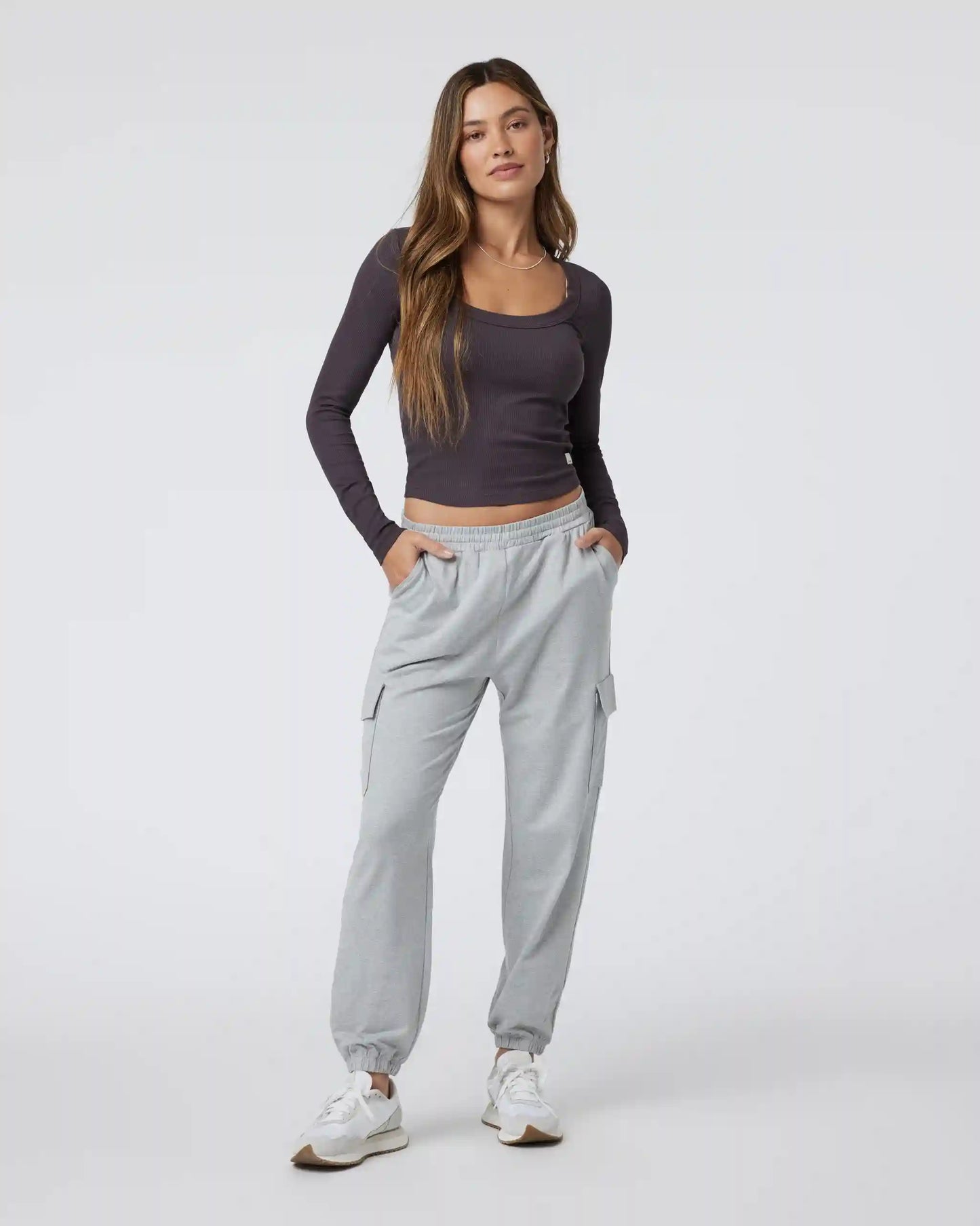 Long Sleeve Pose Scoop Tee