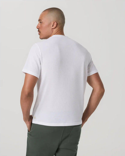 Short Sleeve Micro Waffle Tee - Relaxed Fit