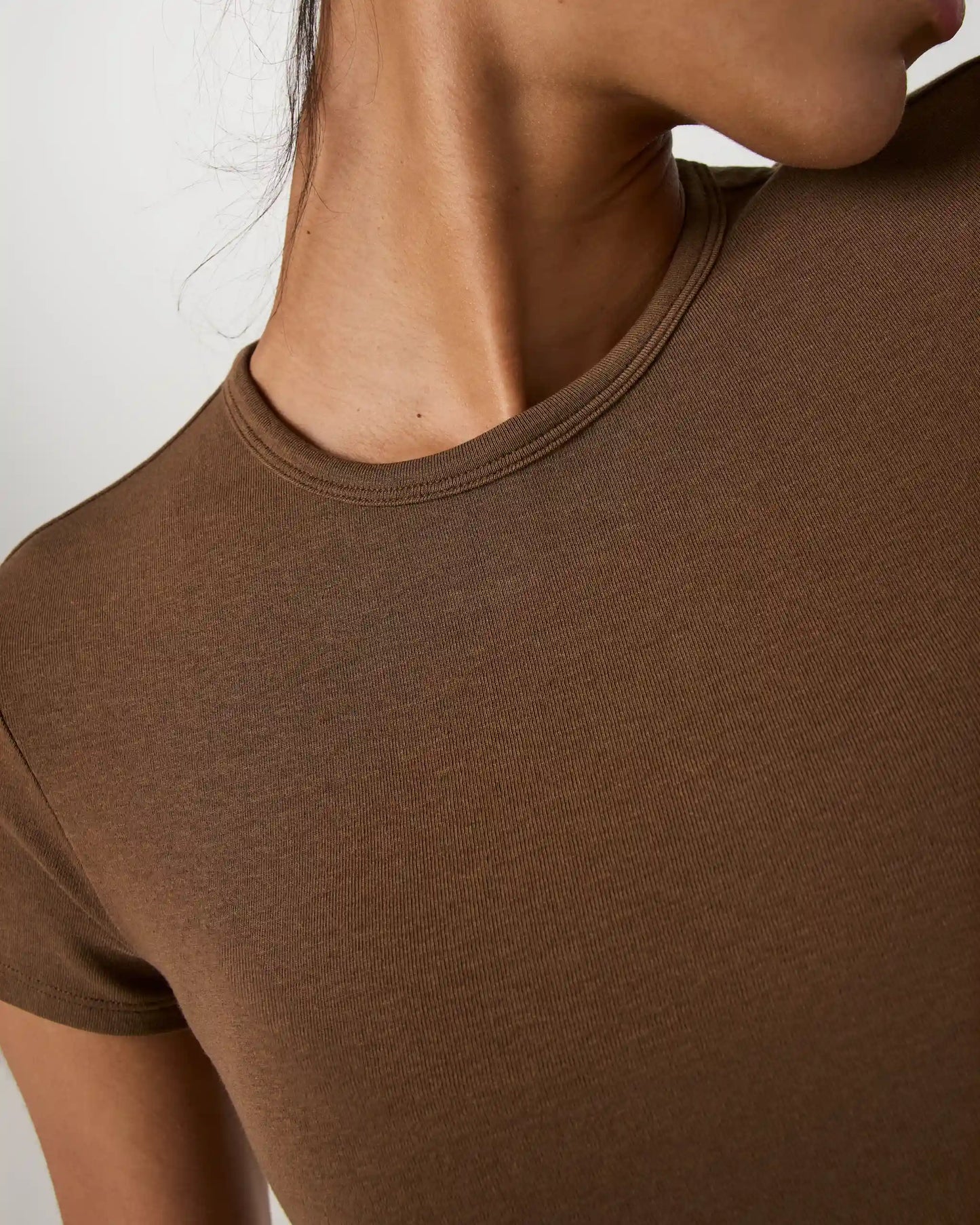 Everyday Cotton Stretch Fitted Tee