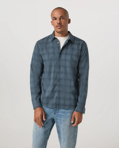 Long Sleeve Plaid Button Down Shirt