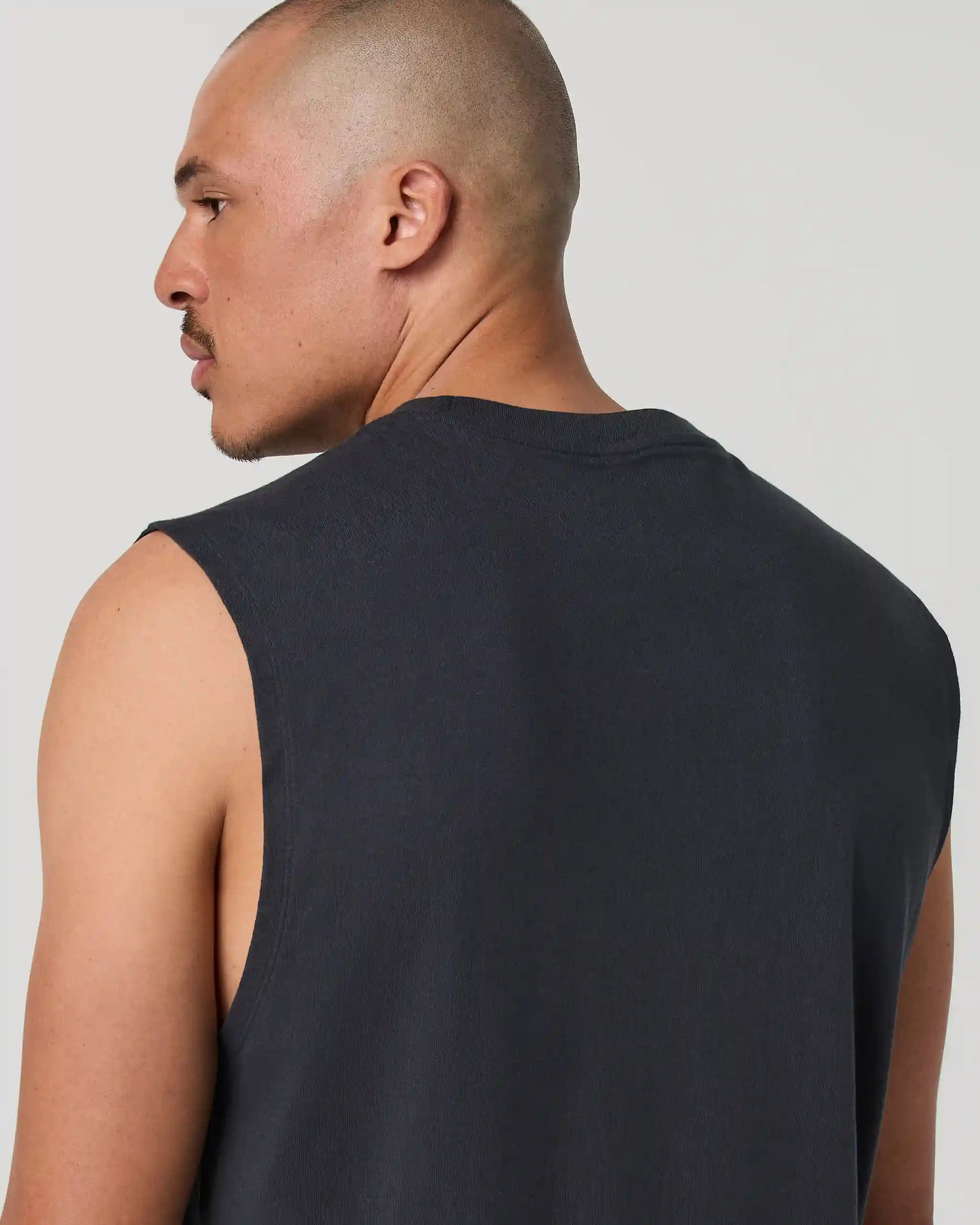 Sleeveless Heavyweight Cotton Muscle Tank