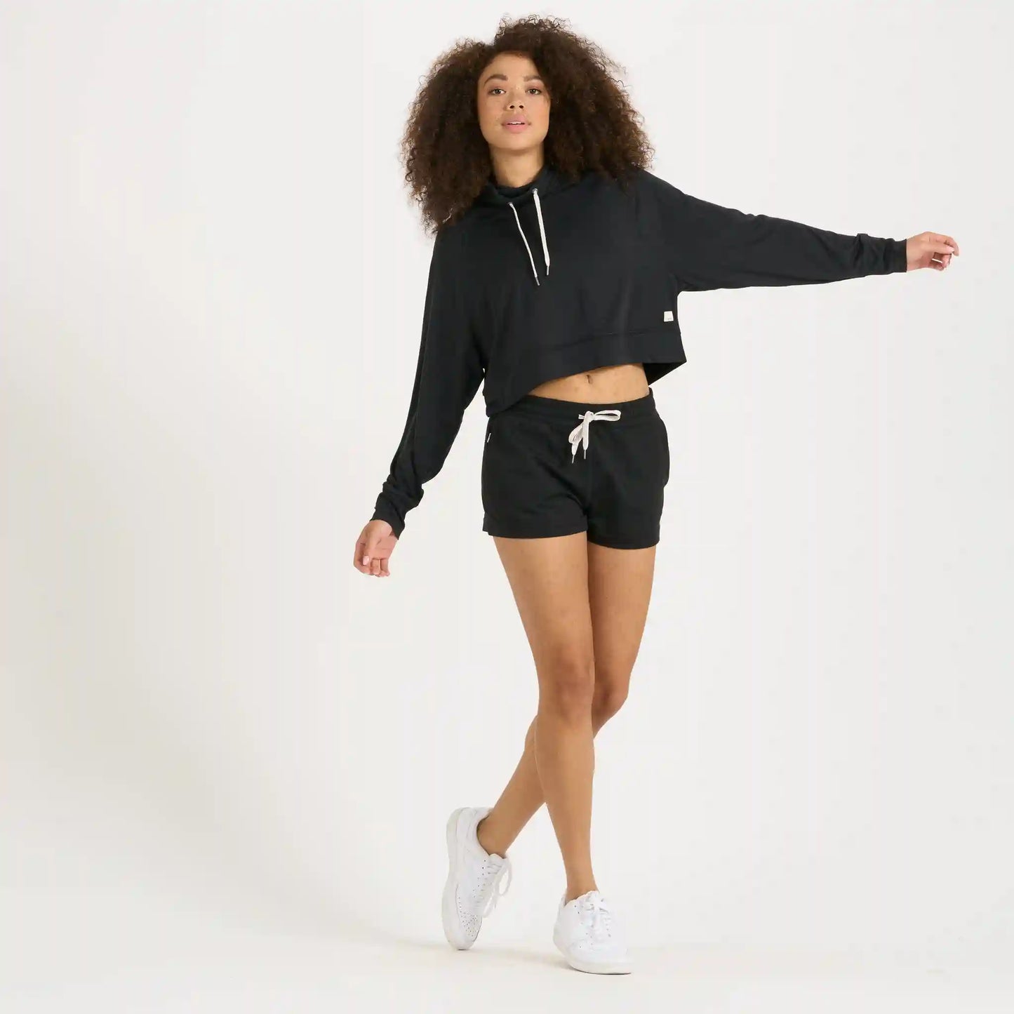 Halo Crop Funnel Neck
