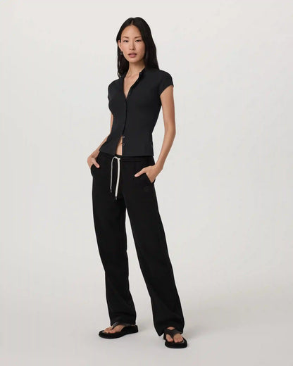 Short Sleeve Pose Button Up