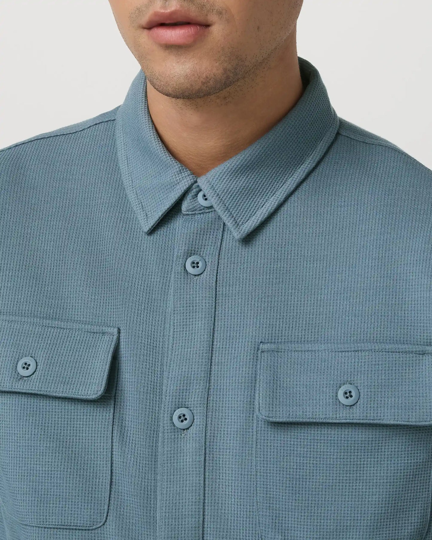 Waffle Shirt Jacket