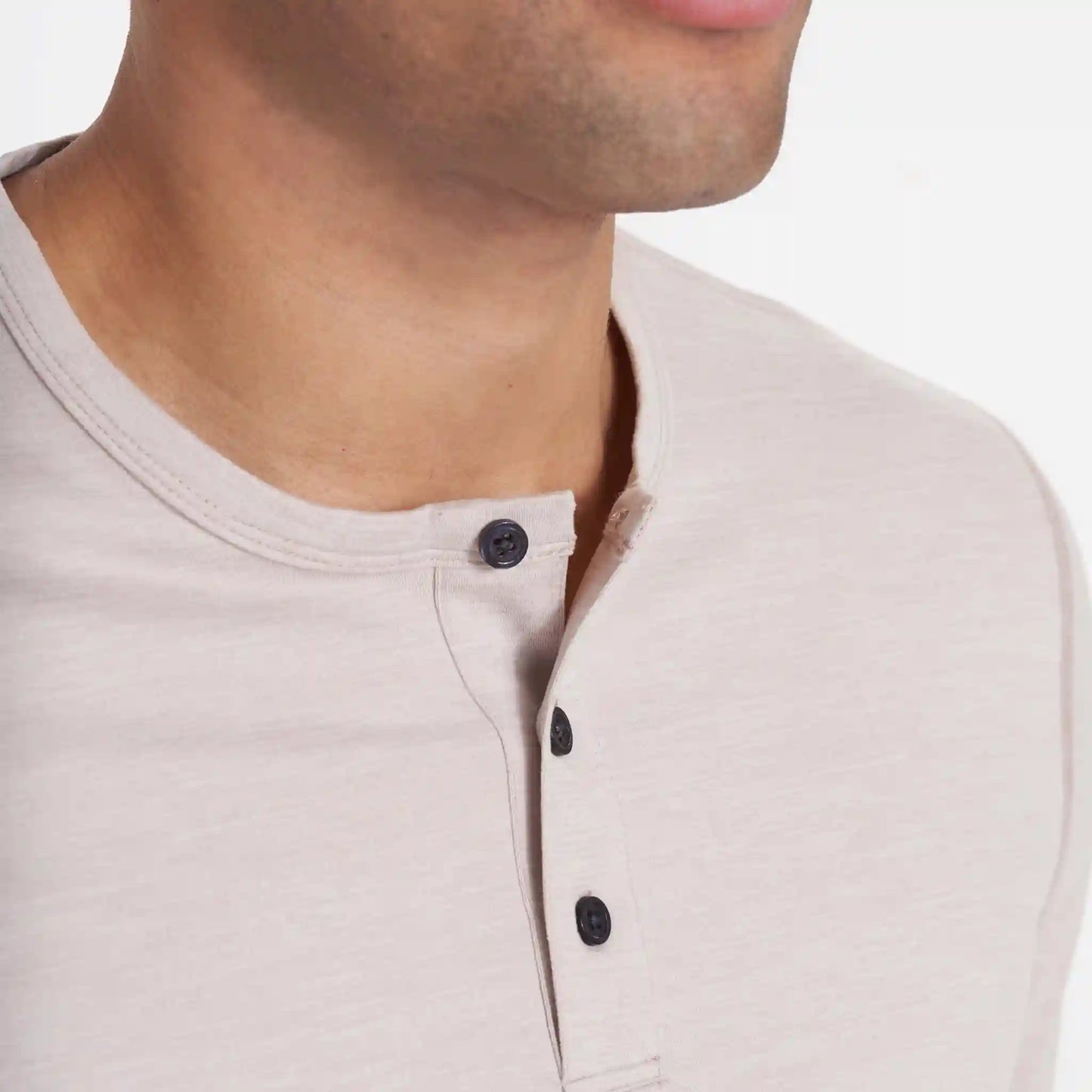 Long-Sleeve Ease Performance Henley