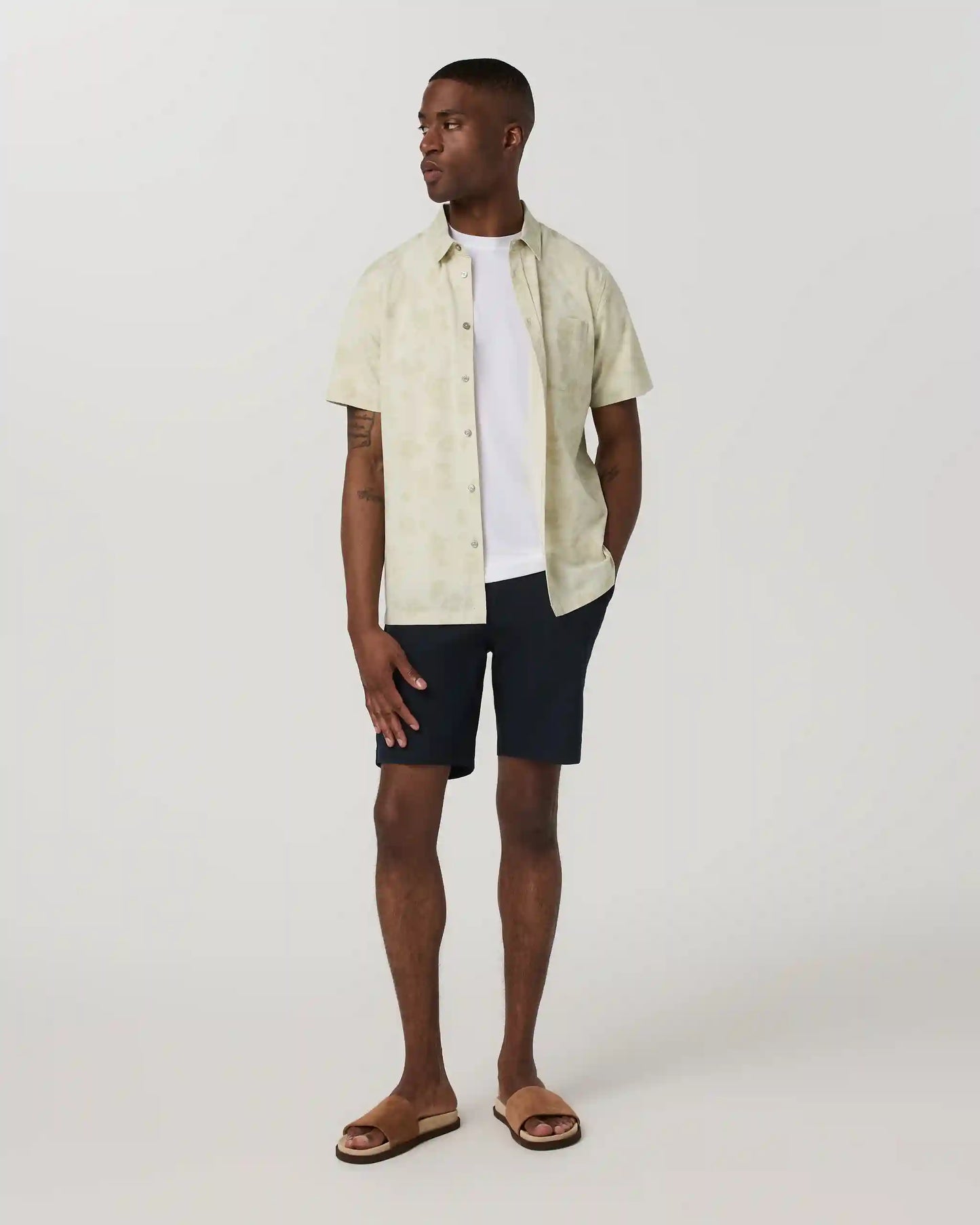 Short Sleeve Bridge Button Down
