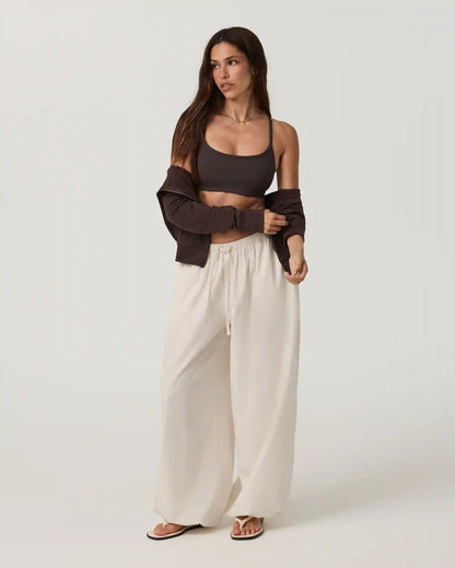 Coastal Poplin Balloon Pant