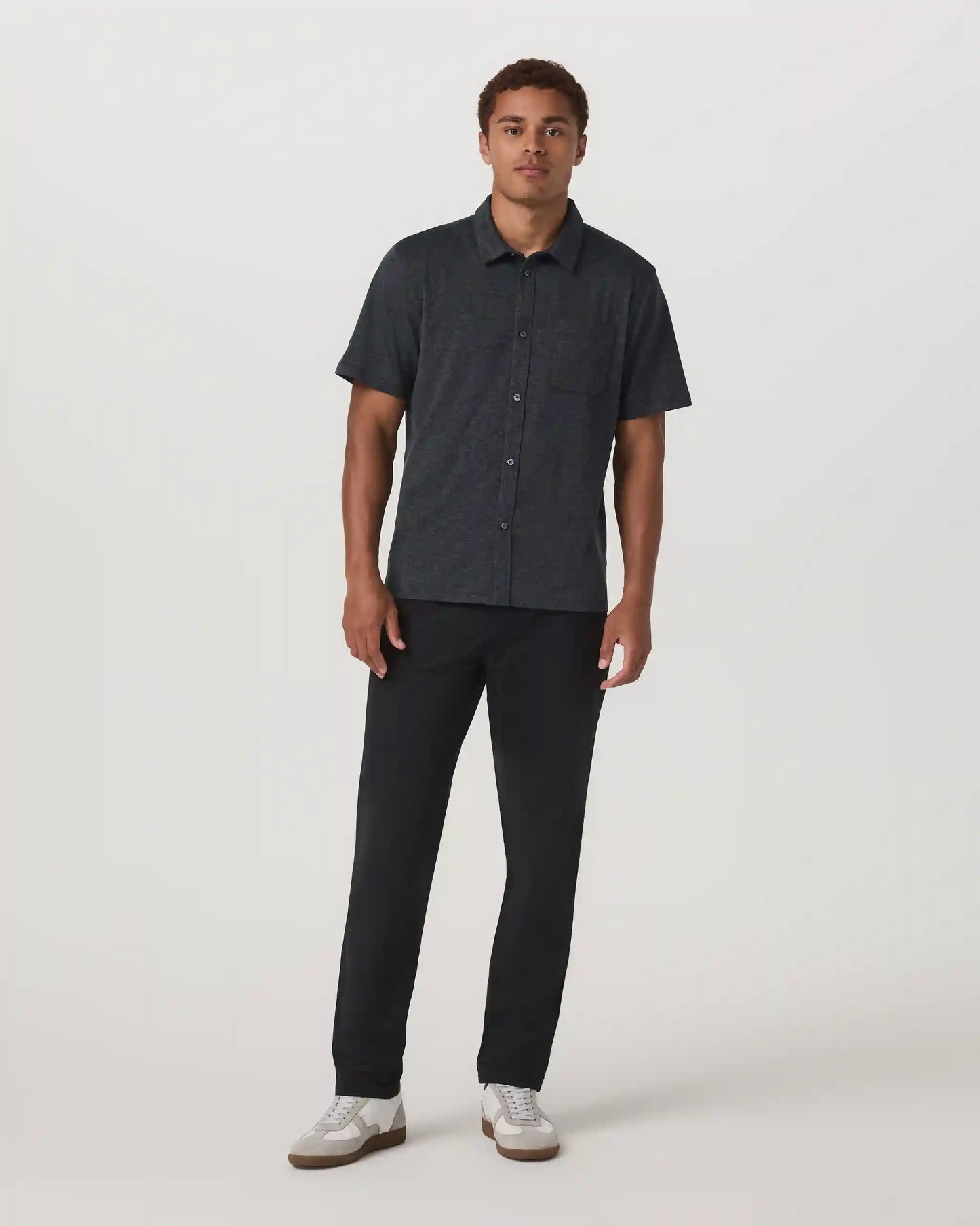 Short Sleeve Ponto Button Down Shirt