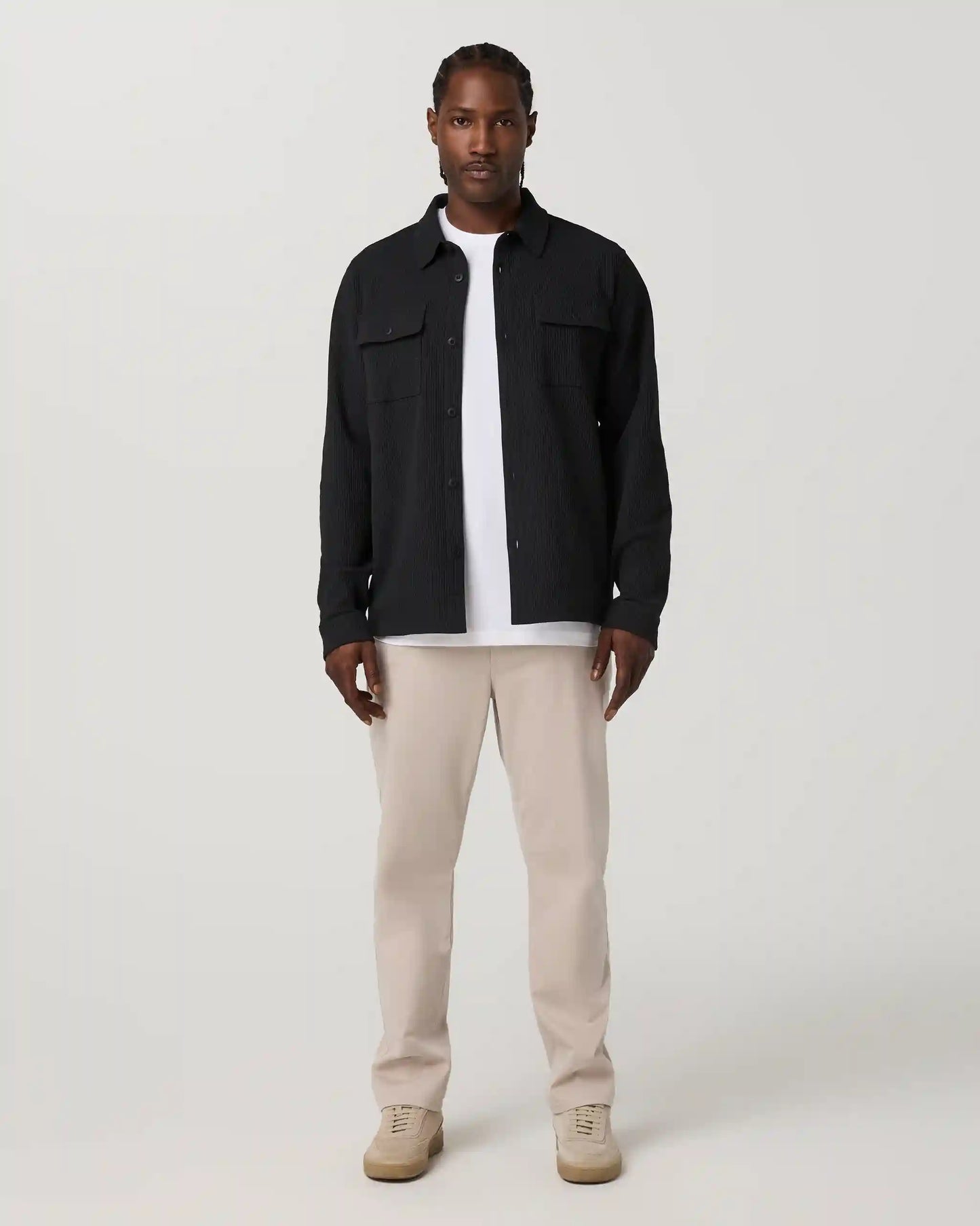 Tech Waffle Shirt Jacket