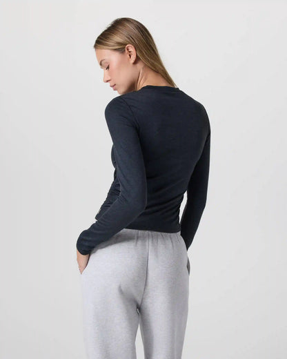 Long Sleeve Halo Ruched Tee