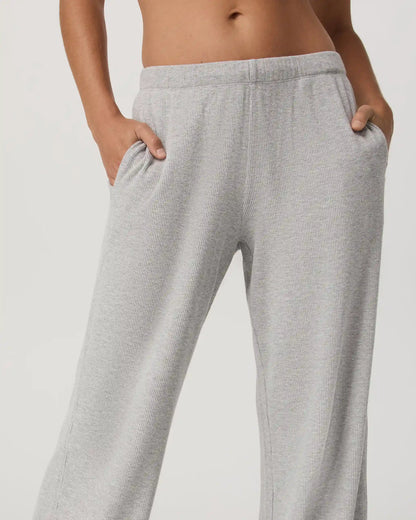 Waffle Wideleg Pant