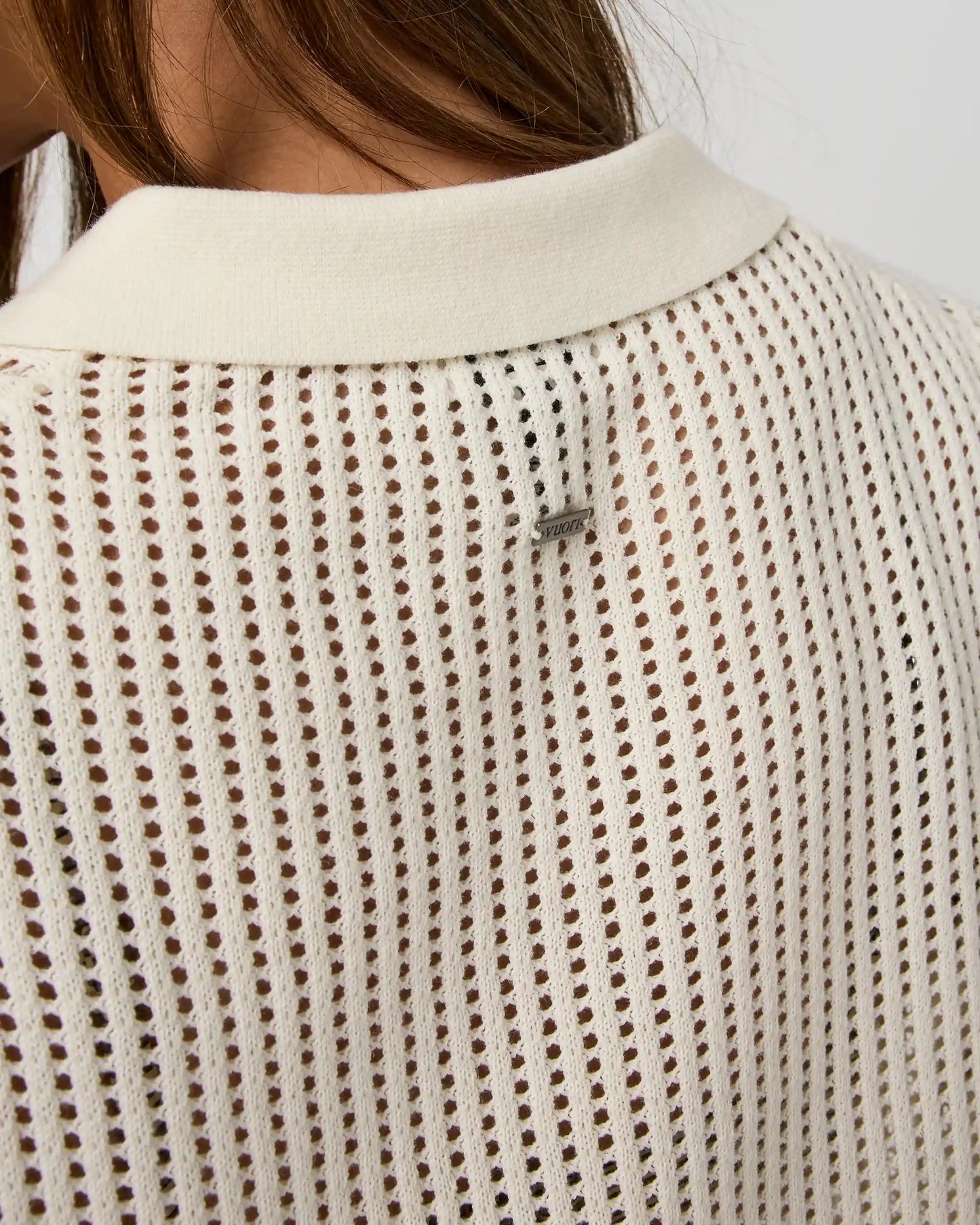 Short Sleeve Knitted Mesh Polo