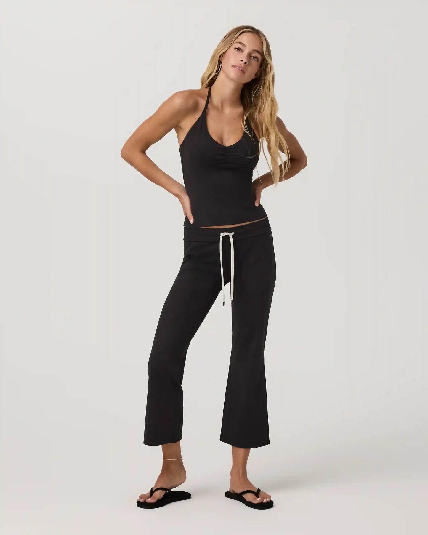 Halo Halter Ruched Top