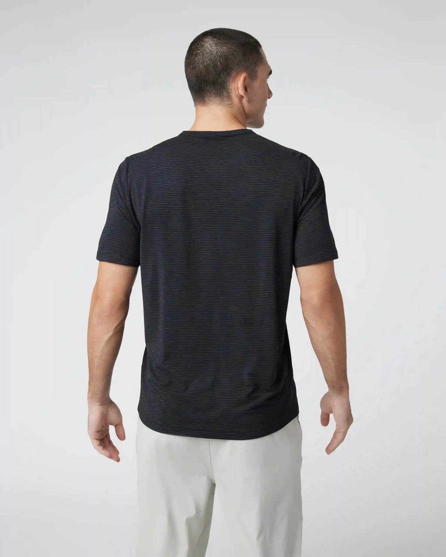 Short Sleeve Current Stripe Tee