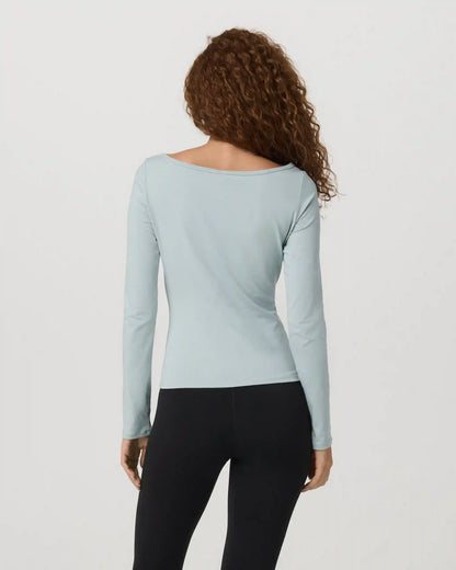 Long Sleeve Tuvalu Boat Neck