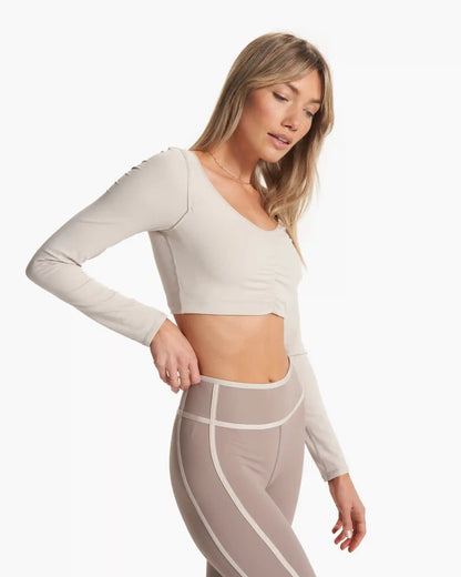 Long Sleeve Ruched Bra