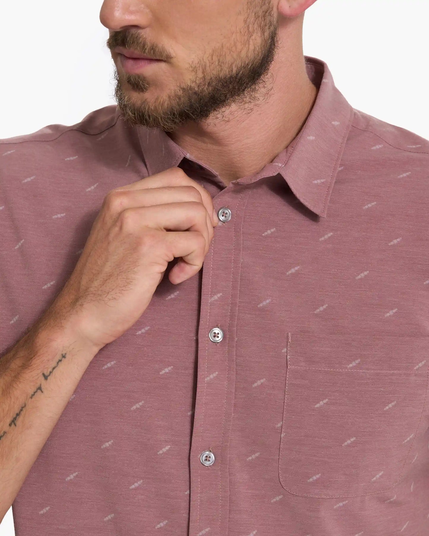 Short Sleeve Bridge Button Down