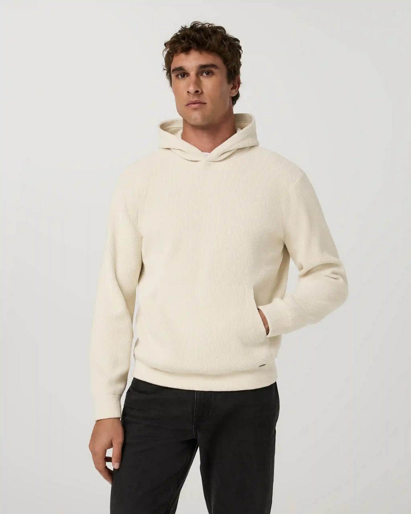 Midweight Rib Sweater Hoodie