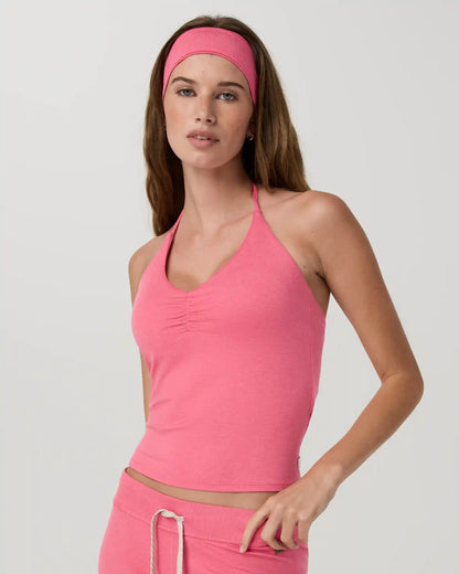 Halo Halter Ruched Top